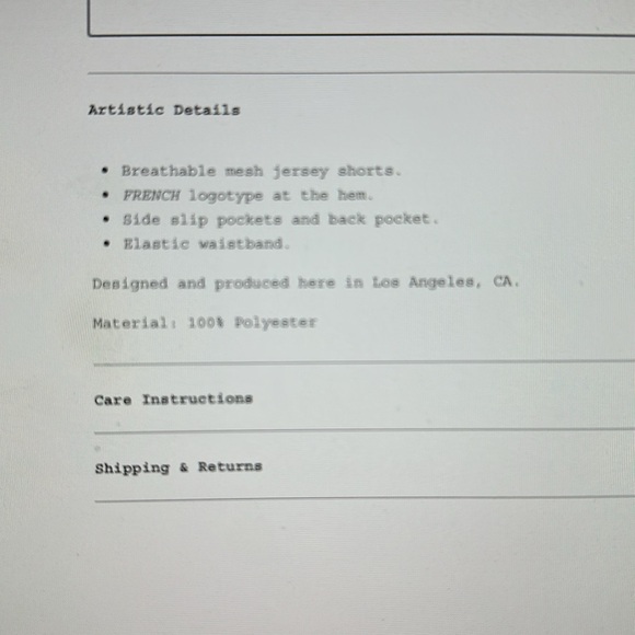 Gallery Dept. French logo mesh shorts - Picture 2 of 6